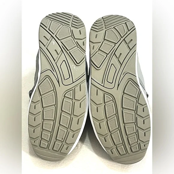 Mt. Emey Youth Gray & Yellow Wide Extra Depth Athletic Walking Shoes Sneakers - Picture 13 of 15